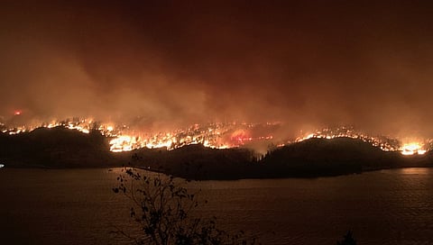 West Kelowna fire grows six times overnight, officials say structures lost