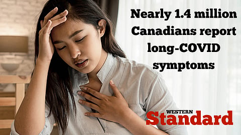 Nearly 1.4 million Canadians report long-COVID symptoms