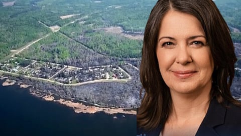 Smith returns from frontlines as wildfires in northern Alberta intensify