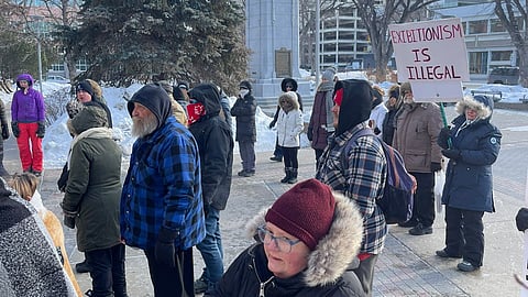 Protests launched against naked man in the little girls changing room in Saskatoon pool