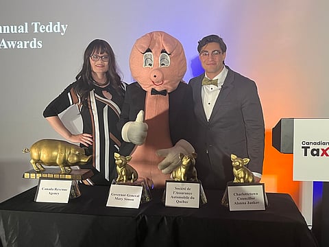 UPDATED: Taxpayer watchdog presents Teddy Awards for worst government waste in Canada