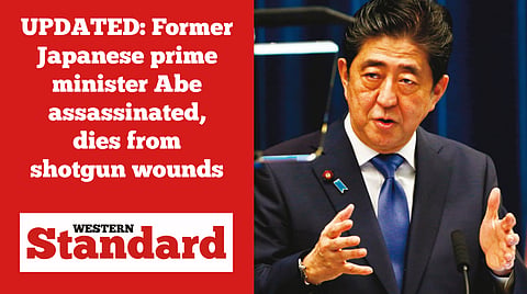 UPDATED: Former Japanese prime minister Abe assassinated, dies from shotgun wounds