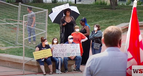 BLM protest continues for third week in a row in Calgary
