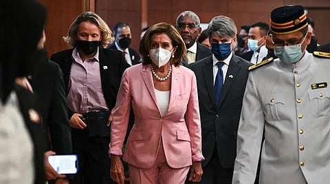 Pelosi defies China threats, arrives in Taiwan