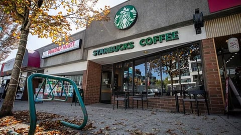 Starbucks condemns union for supporting Hamas