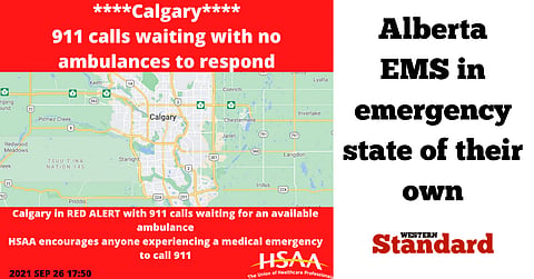 Alberta EMS in emergency state of its own