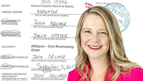 EXCLUSIVE: Former NDP staffer requested restraining order against Calgary candidate/former lover