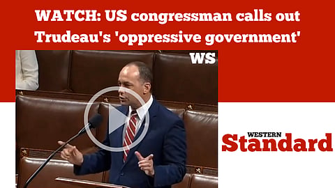 WATCH: US congressman calls out Trudeau's 'oppressive government'