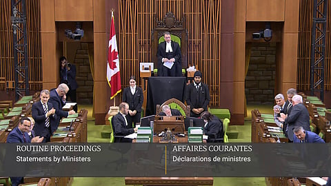 Conservative Leader Pierre Poilievre speaks to the James Smith Cree Nation tragedy