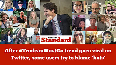 After #TrudeauMustGo trend goes viral on Twitter, some users try to blame 'bots'