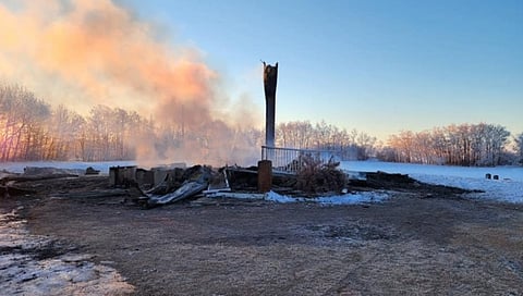 St. Joseph’s Lutheran Church burns,  police call it suspicious