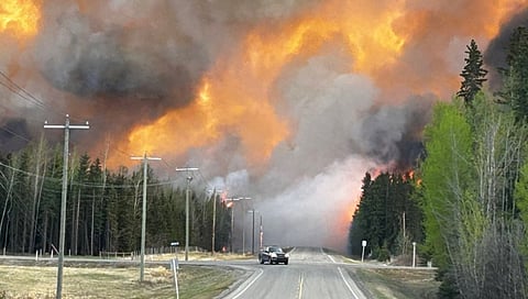 Provincial state of emergency is expected to be declared, 103 active wildfires in Alberta, 24,500 people evacuated
