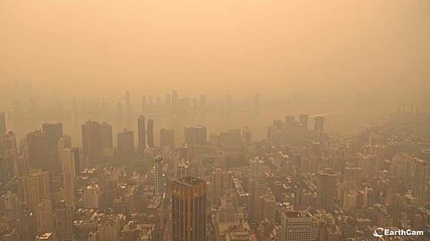 WATCH: NYC air pollution world’s worst because of Canadian wildfire smoke