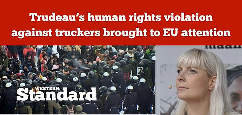 Trudeau’s human rights violation against truckers brought to EU attention