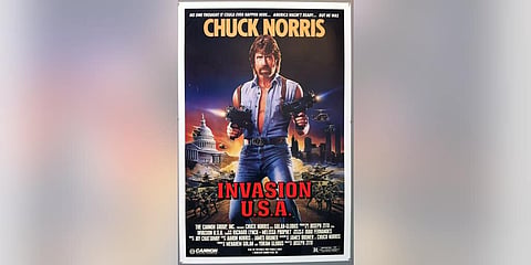 Chuck Norris poster put up by Québec police draws ire of protesters