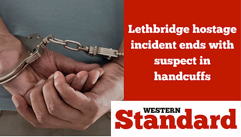 Lethbridge hostage incident ends with suspect in handcuffs