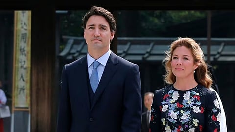 Prime Minister Trudeau and his estranged wife Sophie, in happier times.