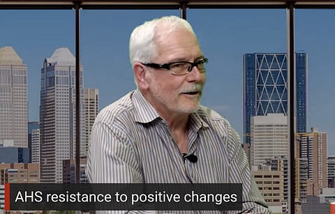 Retired paramedic Don Sharpe on AHS hindering EMS reforms.