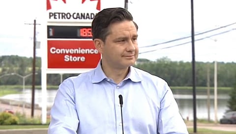 WATCH: Poilievre says reporter's question 'sounded like a CBC smear job'