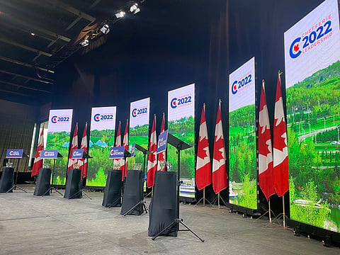 Conservative leadership contenders face off in disappointing first debate