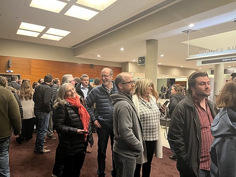 Around 25 people rally against Peterson’s Calgary show