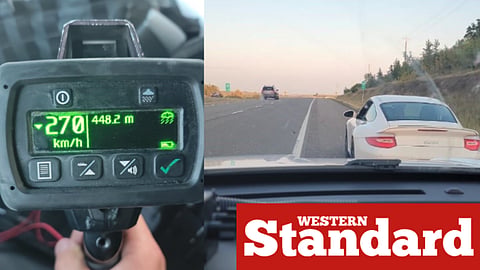 NEED FOR SPEED: Alberta RCMP stop a driver speeding at 270 km/h