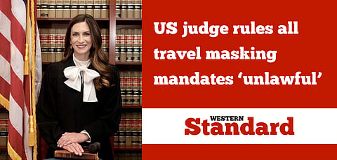 US judge rules all travel masking mandates ‘unlawful’
