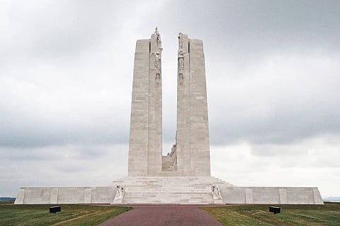 Environmental vandals desecrate Vimy Ridge memorial in France