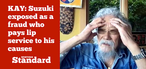 KAY: Suzuki exposed as a fraud who pays lip service to his causes