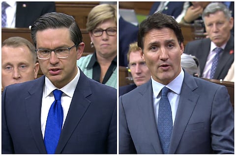 'Yes or no' Poilievre grills Trudeau on whether the IRGC is a terrorist organization