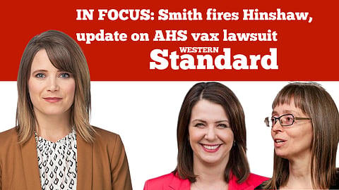 IN FOCUS: Smith fires Hinshaw, update on AHS vax lawsuit