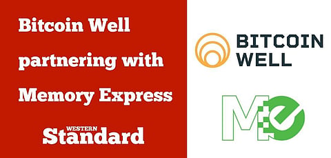 Bitcoin Well partnering with Memory Express