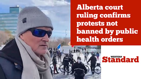 Alberta court ruling confirms protests not banned by public health orders