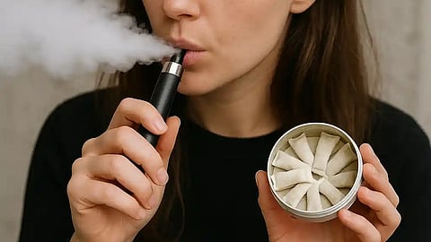 Vaping, nicotine pouches easier on gums than smoking cigarettes