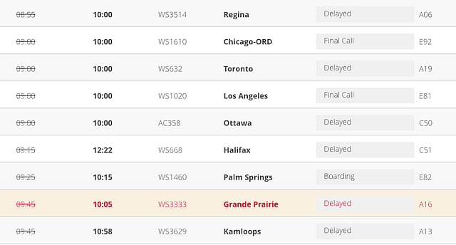 BREAKING: Flights suspended at Calgary airport as dump of snow hits city