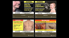 Canada to roll out new warning graphics on cigarette packs